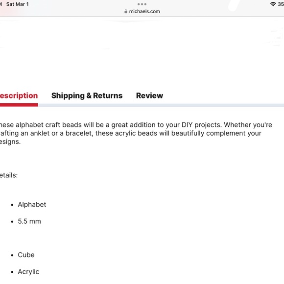 Alphabet beads 0.84 lbs Value Pack  Letters Acrylic 380 grams Craft Bead Landing - Picture 10 of 10